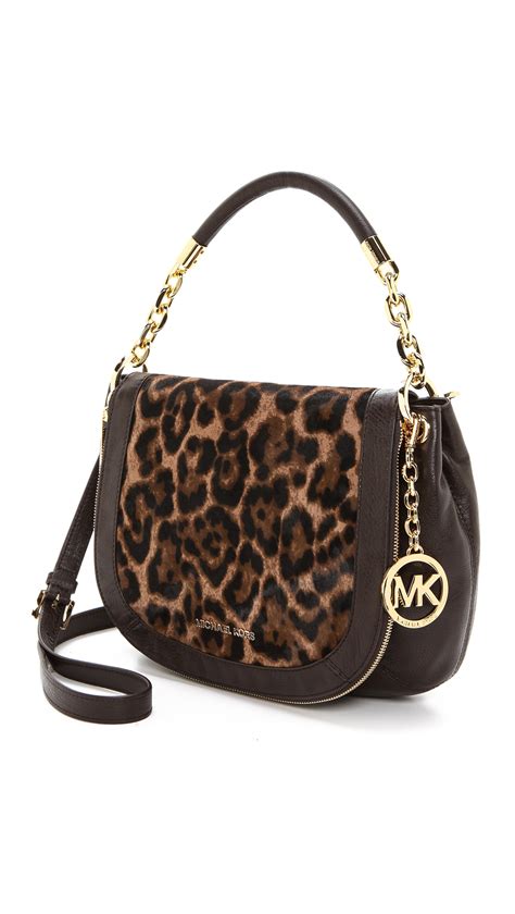 cow print michael kors|Michael Kors parker shoulder bag.